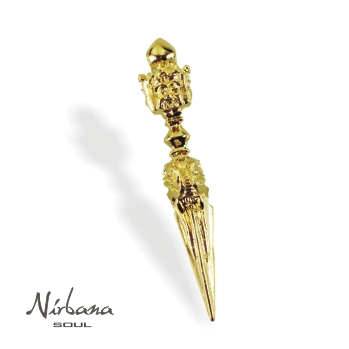 Phurba dagger vedhæng i guld - designet af Nirbana Soul