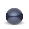 Night Blue Swarovski pearl - Mørk blå Swarovski perle