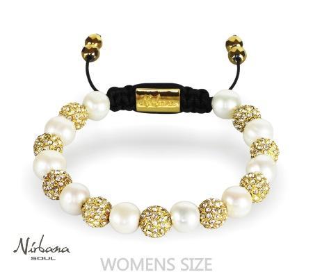 NS_WB10030G_Bella_perlearmbånd_Guld