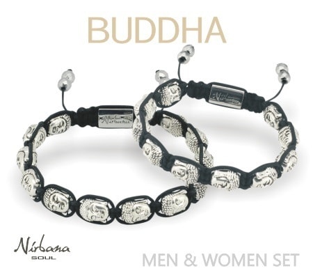 Buddha armbånd sæt Mand & Dame