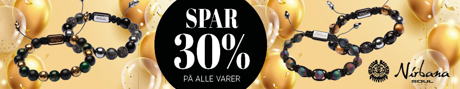 Spar 30% på alle varer i maj 2026